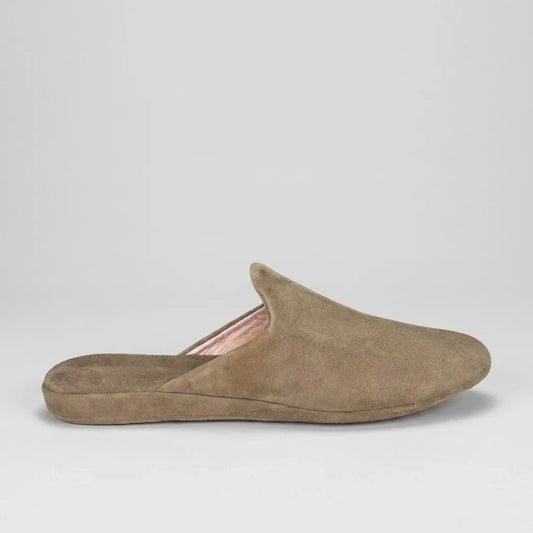 Womens leather slippers Cappuccino Glow