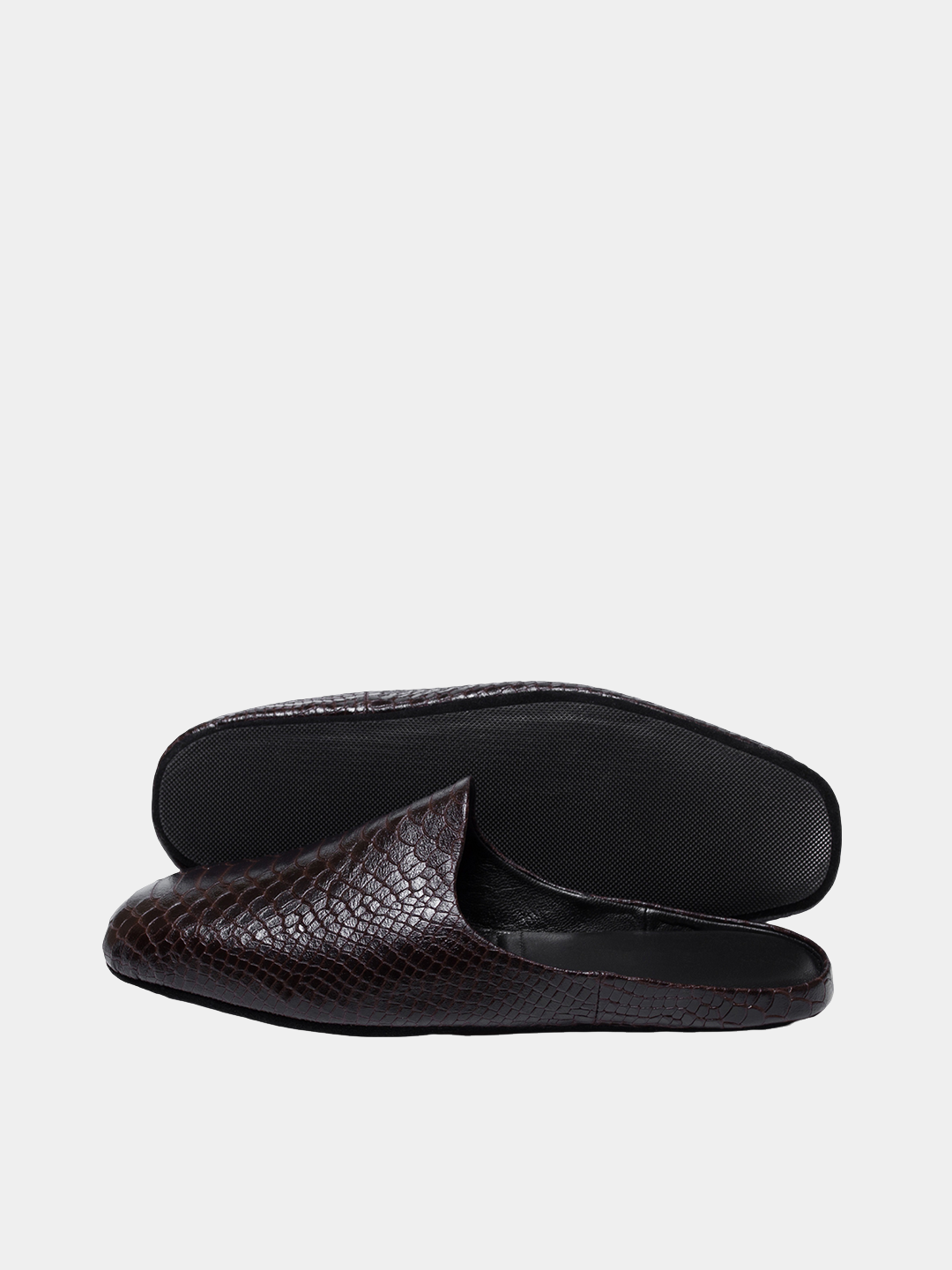 Men's slippers Model 1203 Cowhide Leather