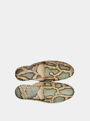 Women's slippers Model 1224 Python leather