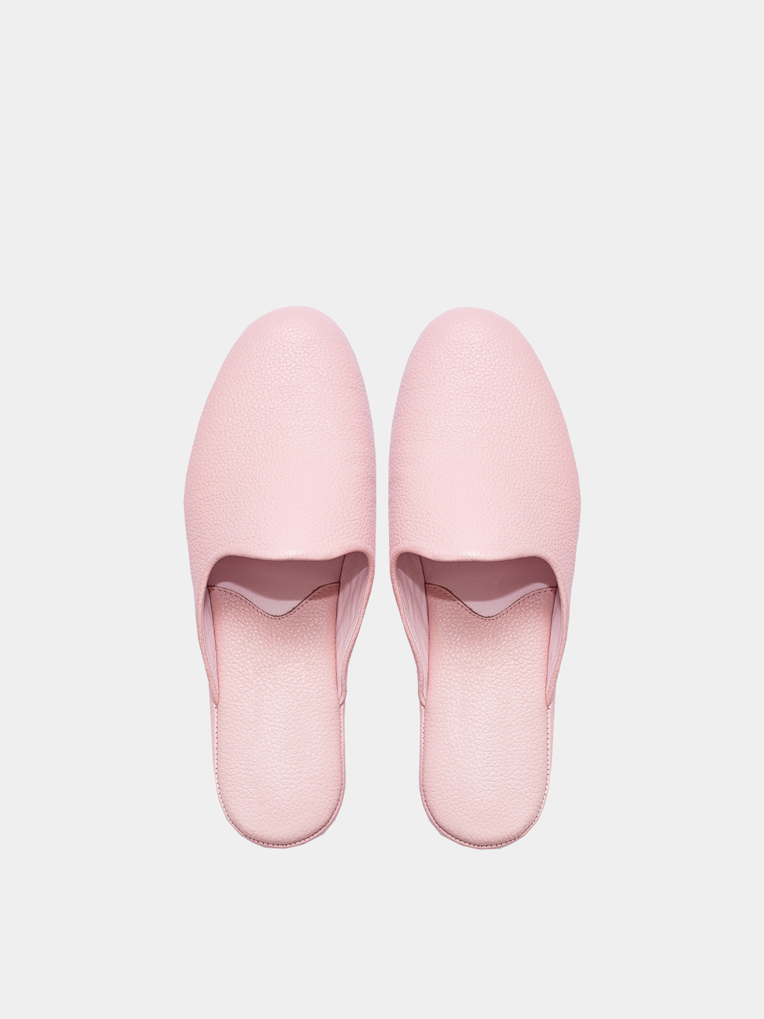 Women's pink slippers Model 1101  Flotar Leather