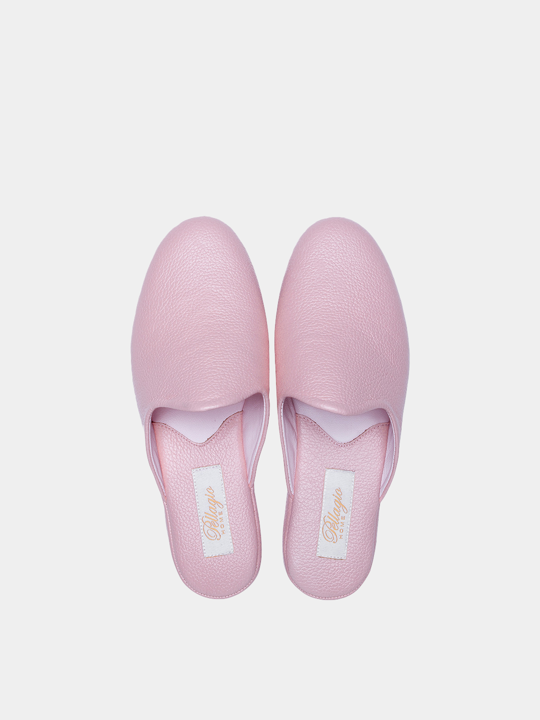 Women's pink slippers Model 1101  Flotar Leather