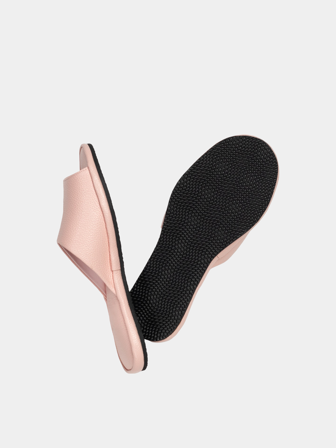 Women's pink slippers Model 1107 Flotar Leather