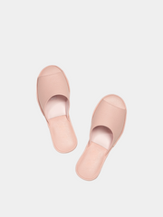 Women's pink slippers Model 1107 Flotar Leather