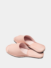 Women's pink slippers Model 1107 Flotar Leather