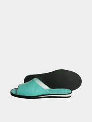 Women's mint slippers Model 1119 Nappa Leather