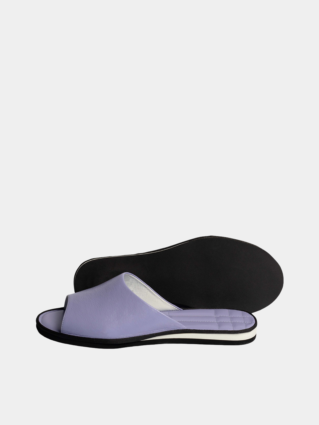 Womens leather slippers Lilac Dream
