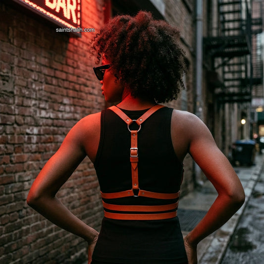 Leather Harness Cognac Ember